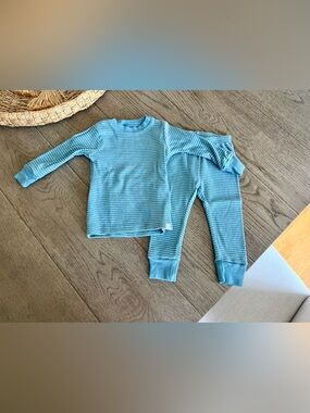 NWOT! Carter’s Little Planet Blue Stripped Pajama Set - 9 Months!